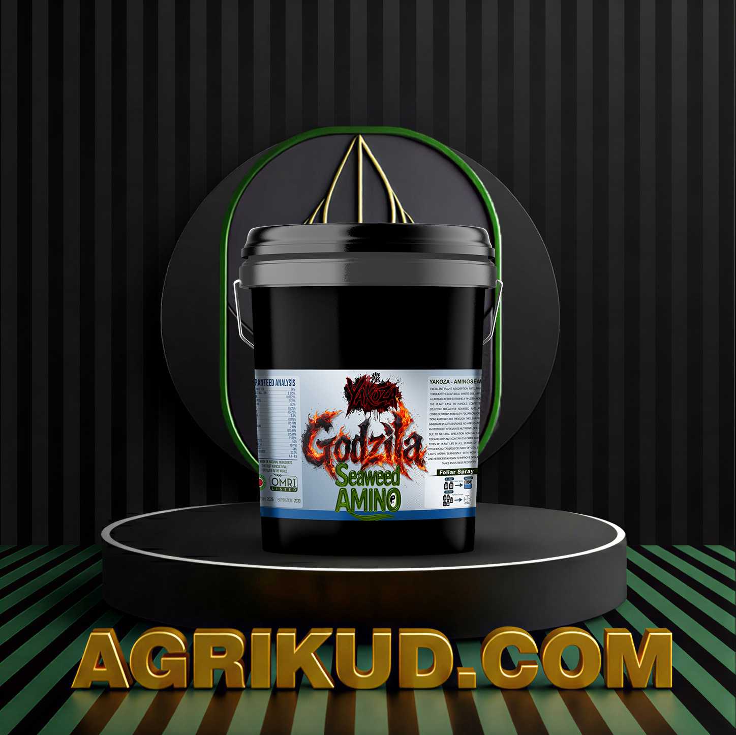 کود آمینو جلبک دریایی یاکوزا (گودزیلا) 20 لیتری کود آمینو جلبک دریایی یاکوزا (گودزیلا) 20 لیتری